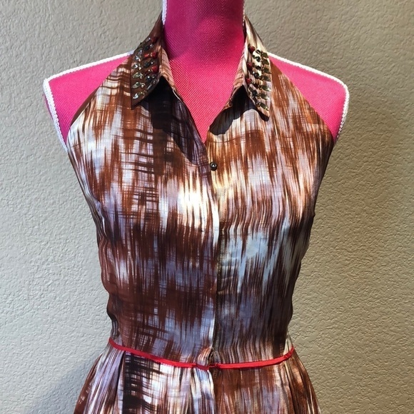 Elizabeth & James Molly Silk Open Back Mini Dress - Picture 5 of 8